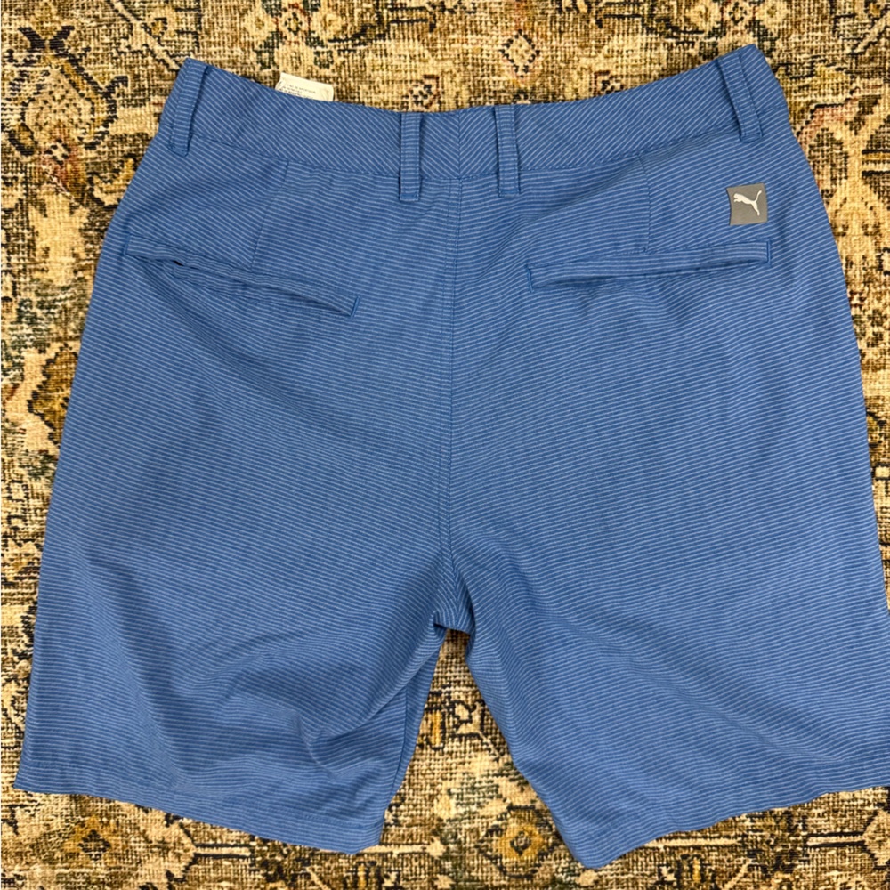 Puma Men’s Blue Golf Shorts - Picture 2 of 3